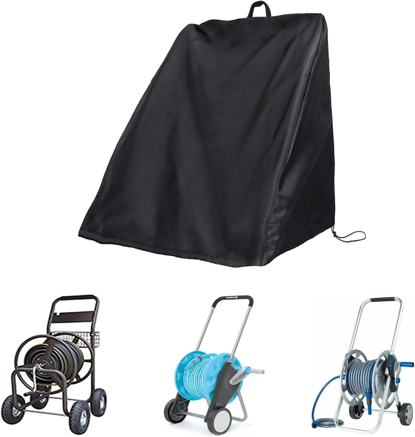 STARTWO Outdoor Patio Garden Hose Reel Cover,Free Standing Water Hose Holder Cover.Dustproof and Waterproof ,Extend the service life of your Water Hose Reel,Grey (Grey) : Patio, Lawn & Garden