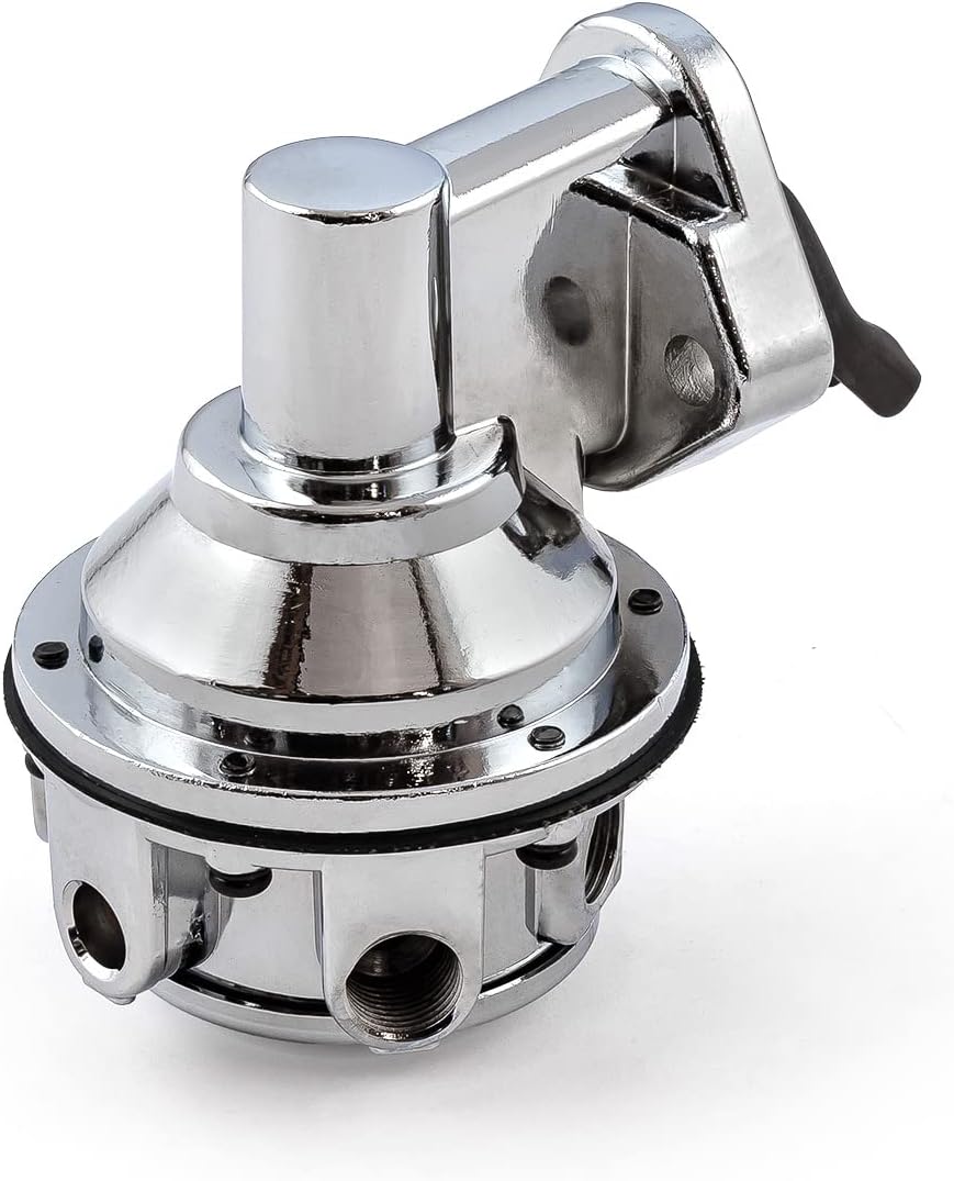 Speedmaster PCE146.1011 Compatible with Chevy BBC 454 High Volume Mechanical Fuel Pump Chrome 3/8" NPT Fitting