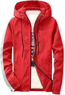 Men's Waterproof Jacket Work Softshell Jacket Military Tactical Outdoor Hiking Jacket Coat Slim-Fit Tropical Oversized Hoodies for Men Stretch Moisture-Wicking Hiking & Outdoor Recreation Clothing