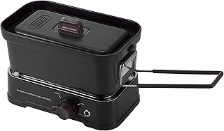 【Toffy/トフィー】 ホットメスティン K-MS1 電気メスティン 直火対応 火力調節 炊飯 焼く 煮る 蒸す 炒める 1L レトロ リッチブラック