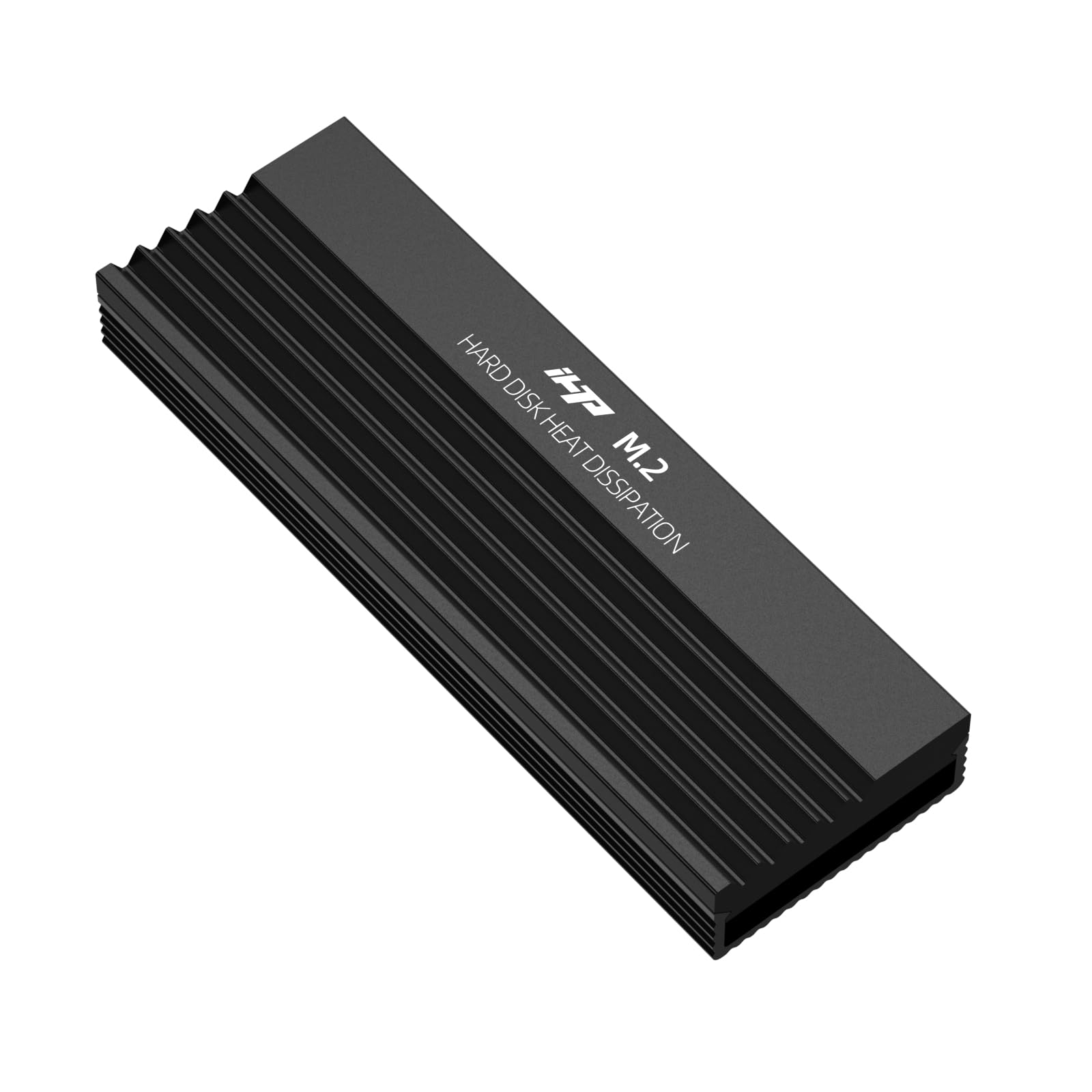 Heatsink M.2 2280 SSD Cooler, Aluminum m.2 heatsink with Thermal Pad for Computer PC PS5 PCIE NVME or NGFF SATA M.2 SSD Installation. (Black)