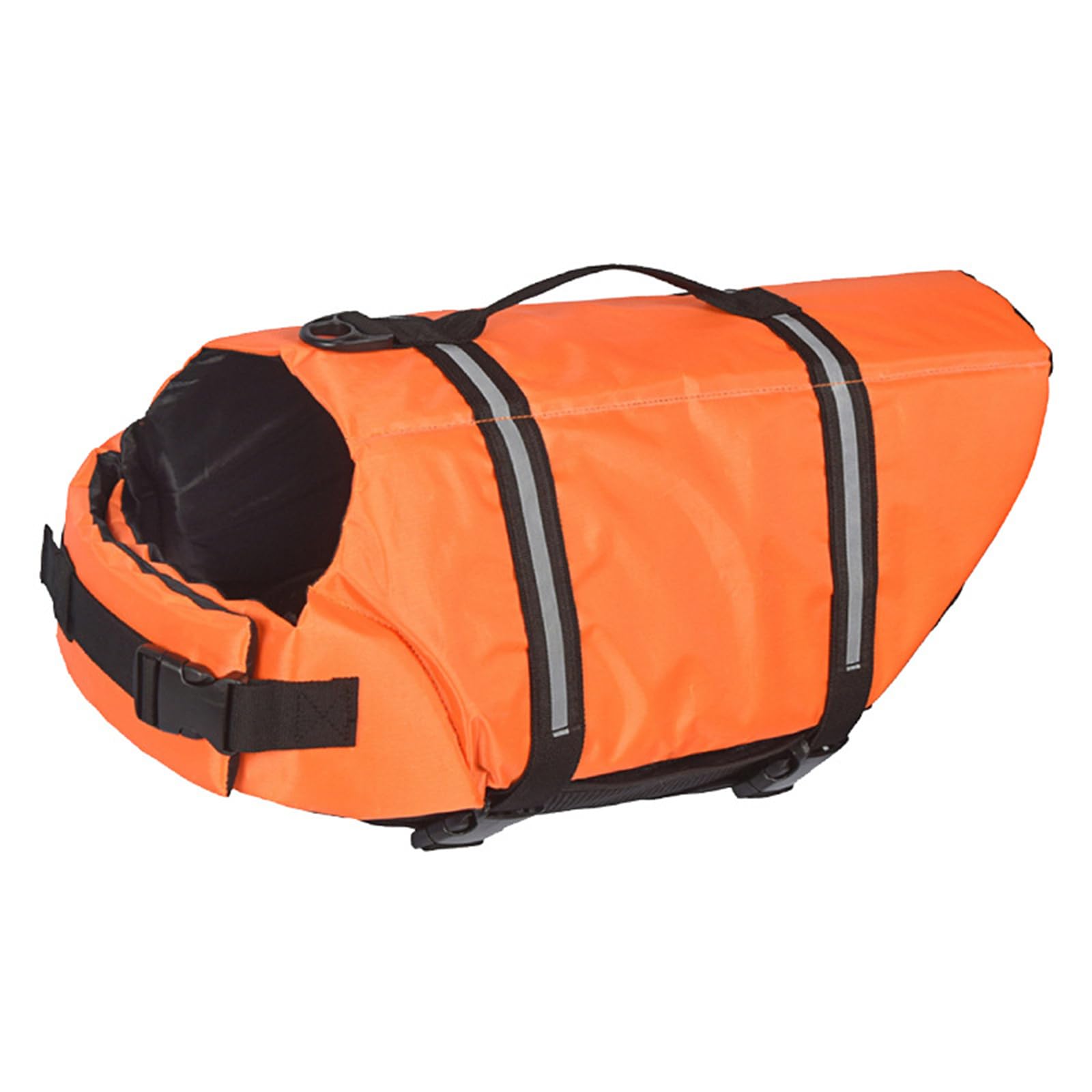 FANSU 2025 Dog Life Jacket Adjustable, Safety Floatation Vest Coat Pet Life Preserver with Handle for Swimming, Surfing, Boating for Small Dog Puppy Large Dog (XS,Orange)