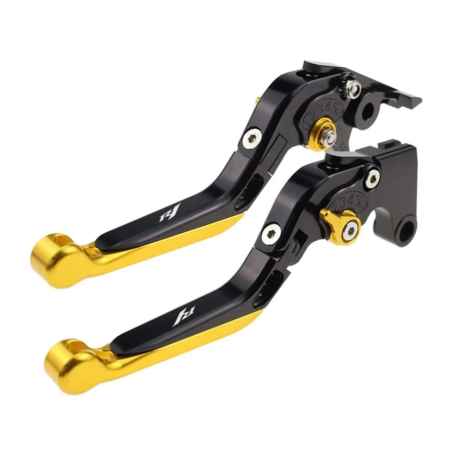 Frizione Ricambi Per Moto Leve Freno Frizione Pivotanti Regolabili Per YZF R1/R1M/R1S 2015-2023(Black 4)