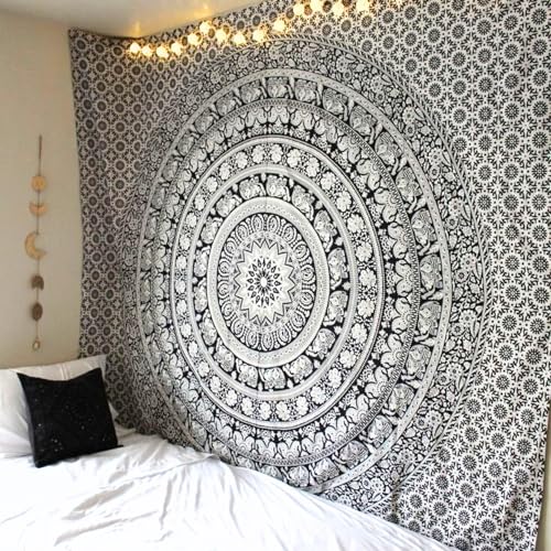 RAJRANG Hippie Mandala Tapestry Wall Hanging Poster - 30x40 Inche...