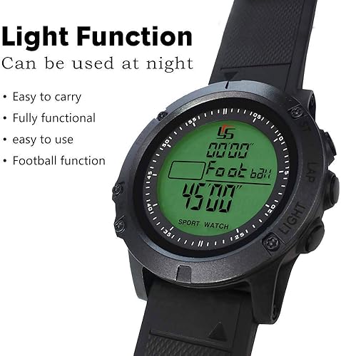 Miniatura 8 de FCXJTU Cronómetro deportivo digital con temporizador de varias vueltasdivisiones, cronómetro de memoria, alarma, modo de ritmo con pantalla extra