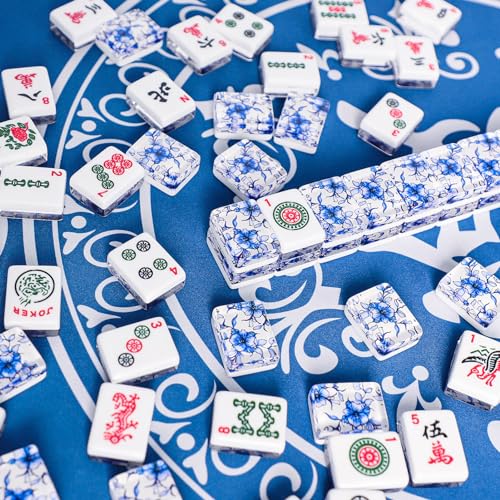 Fichas American Mahjong con Bolso de Transporte miniatura 5