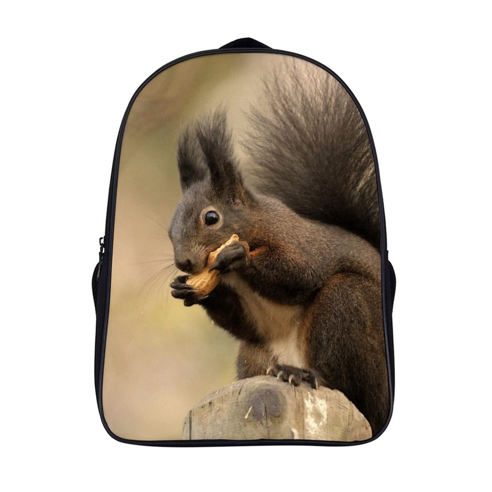 Sac à dos ado cool imprimé écureuil parfait pour le collège et les sorties