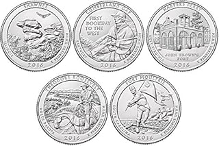2016 P, D BU National Parks Quarters - 10 coin Set Uncirculated