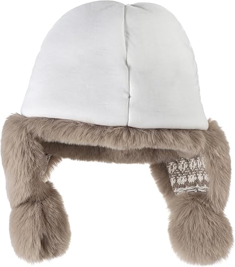 Warm Faux Fur Furry Trapper Hat for Women Warmer Mongolian Winter