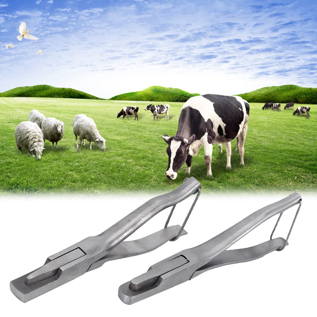 hokojix Stainless Steel g Ear Tag Plier Give gs Ear Marks for Identification Good Helper Tool for The Farmer Labor-saving