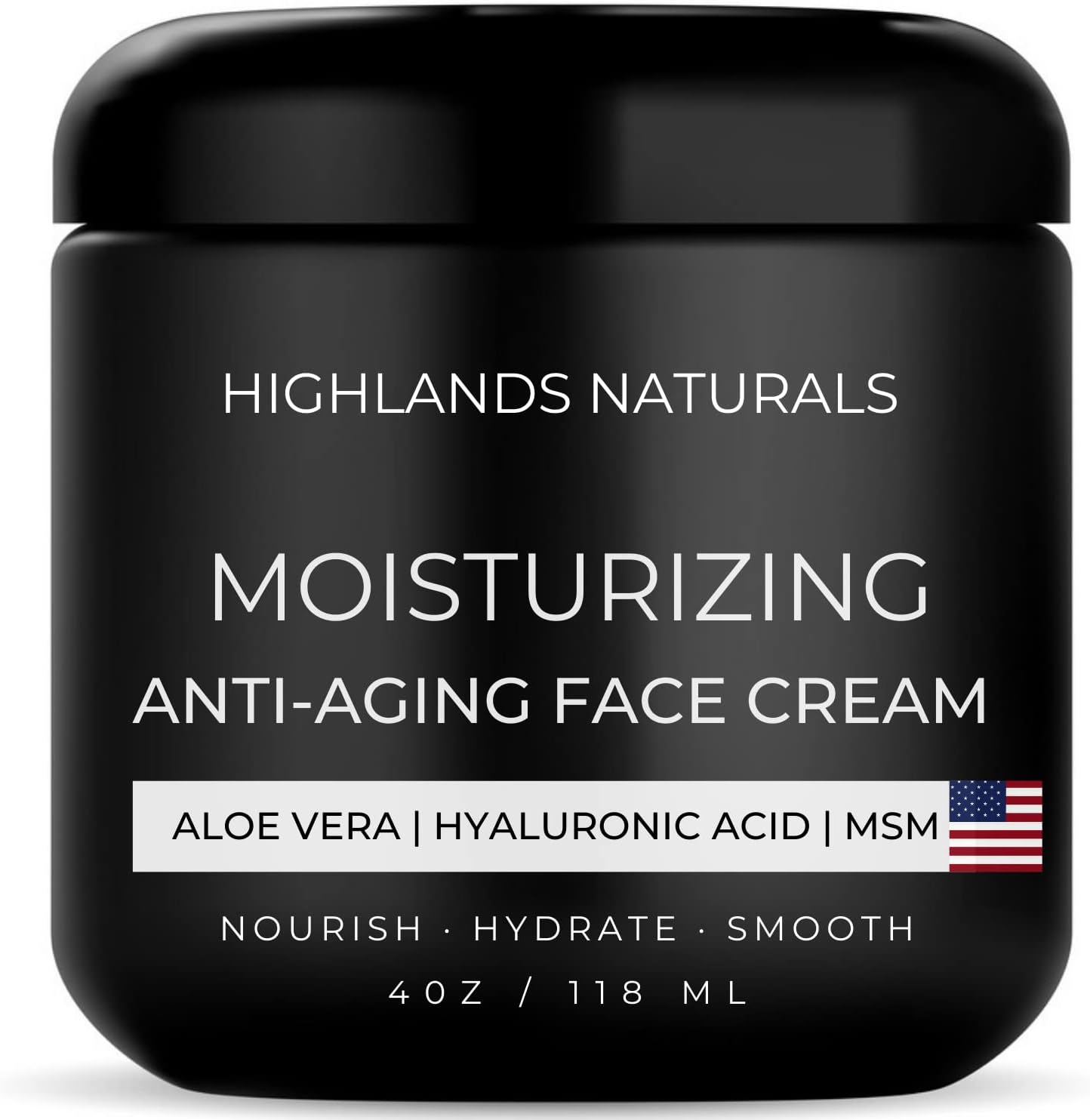 Anti Aging Face Cream for Men - Anti Wrinkle Face Moisturizer and Facial Lotion - Advanced Skin Care for Younger Looking Skin - Hydrates, Firms and Revitalizes - Natural & Organic, 4 oz, Scented