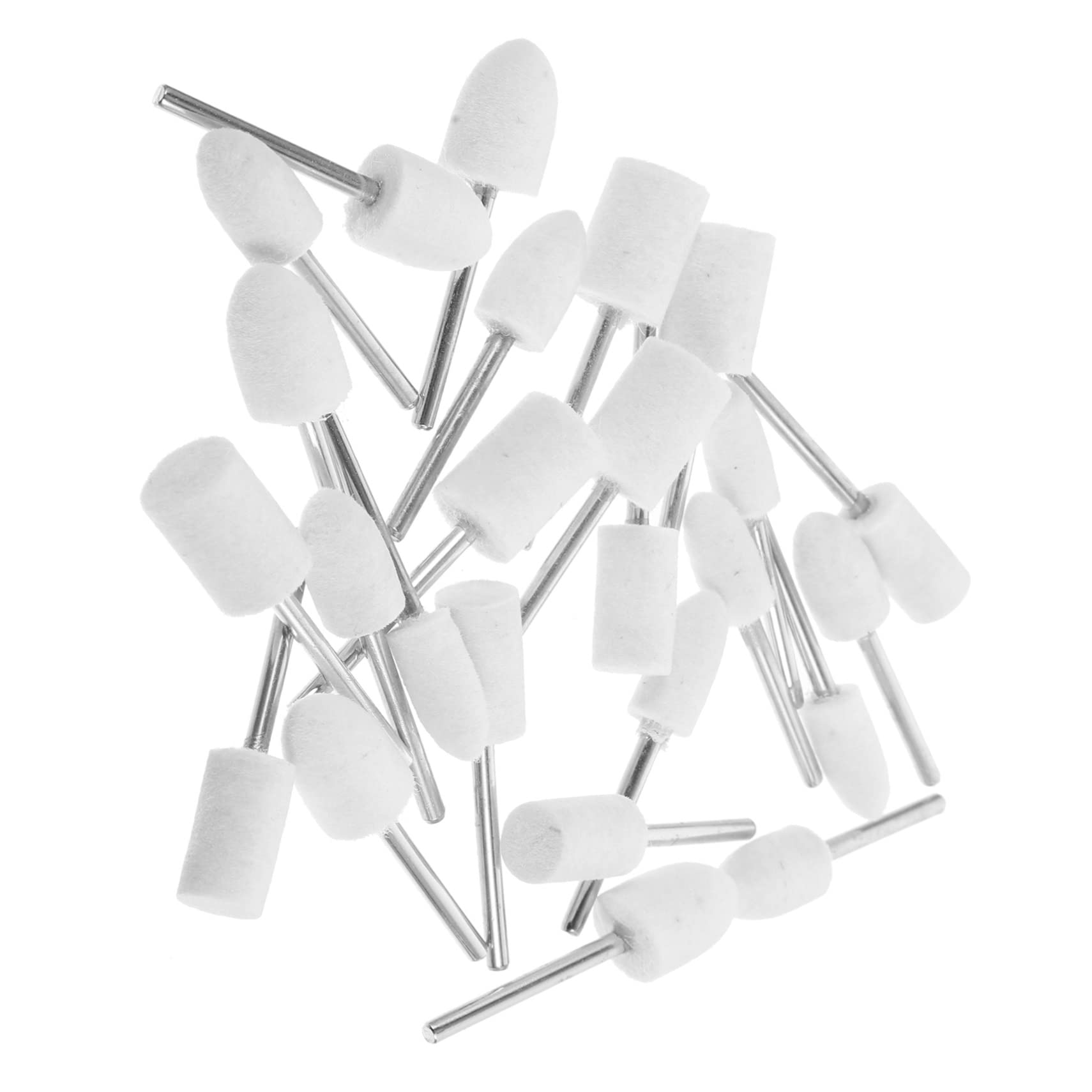 MAGICLULU 5 Series Juego De Cabezales De Pulido Ruedas Molienda Clavo Volante Herramienta De Pulido Accesorios De Pulido Rueda De Pulido Suministros De Uñas Muelas Metal 25 Piezas X 5