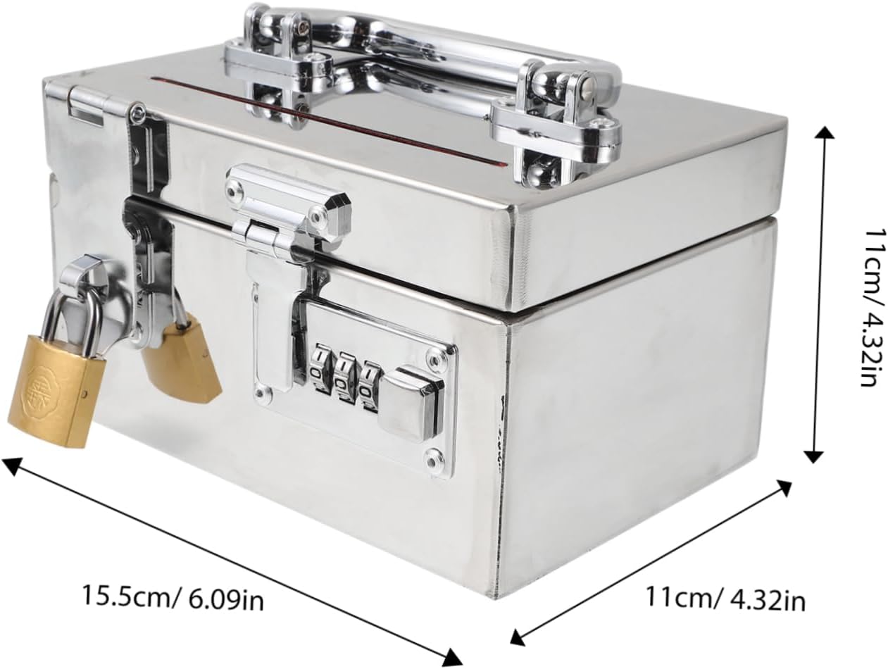 Piggy Bank for Adults with Lock Bank Money Saving Box Unbreakable Cash Saving Box