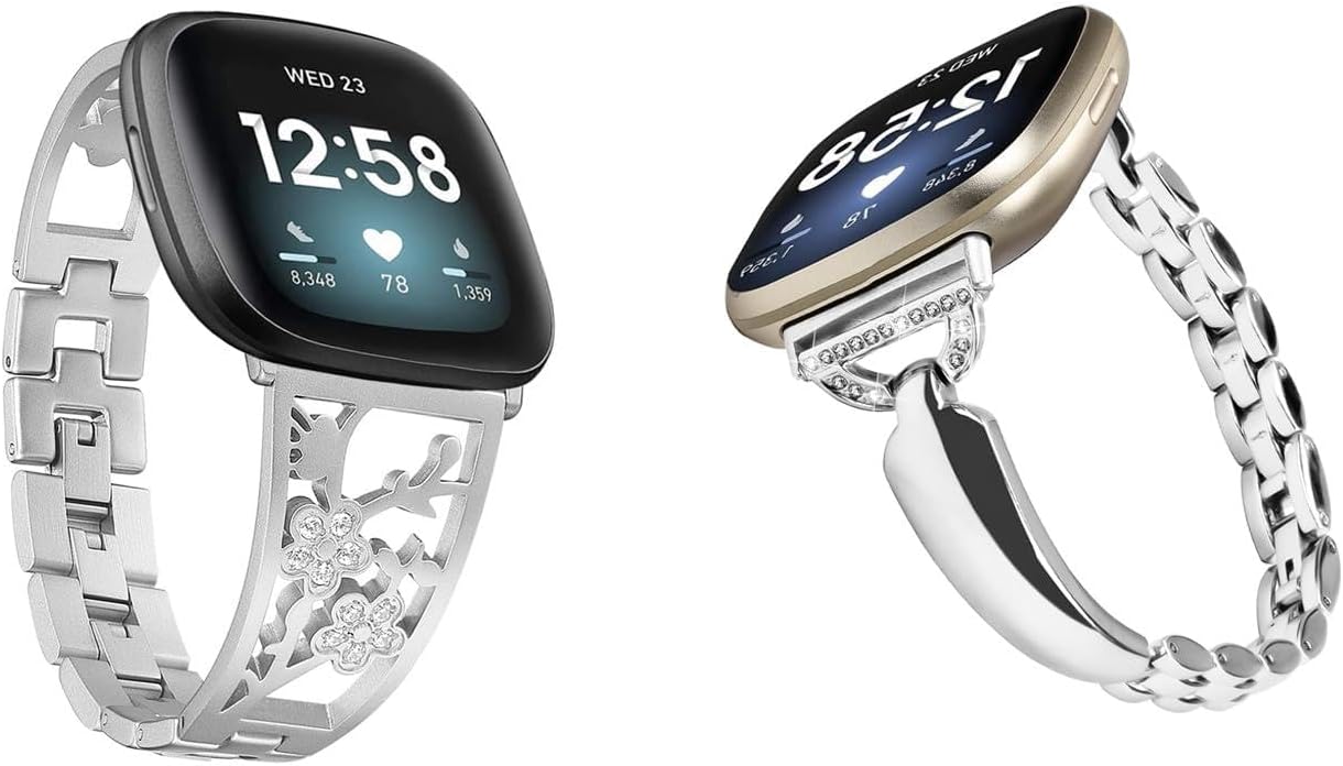 Bracelet Bands for Fitbit Versa 4/Versa 3/Sense 2/Sense
