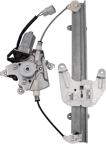 Miniatura 14 de TRQ Regulador y motor de ventana eléctrica del lado del conductor, parte trasera izquierda, compatible con Ford Escape 2008-2012, Mazda Tribute