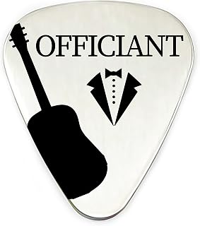 Officiant Guitar Pick Wedding Party Gift Idea Family Friend Officiant Pick Gift Christmas Birthday Gift Idea Will You Be Our Officiant? Gift FBA-WEDDING-PICK (Officiant)
