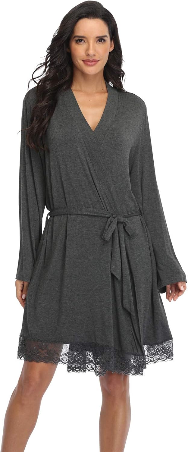 Maternity Robes for Women - Hospital Labor Delivery Robes - Pregnancy Nursing Sleepwear - Image 5