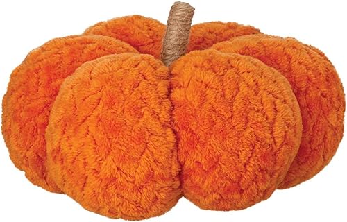 amscan Encantadora Calabaza de Tela de Rizo de Espiga para decoración de otoño y