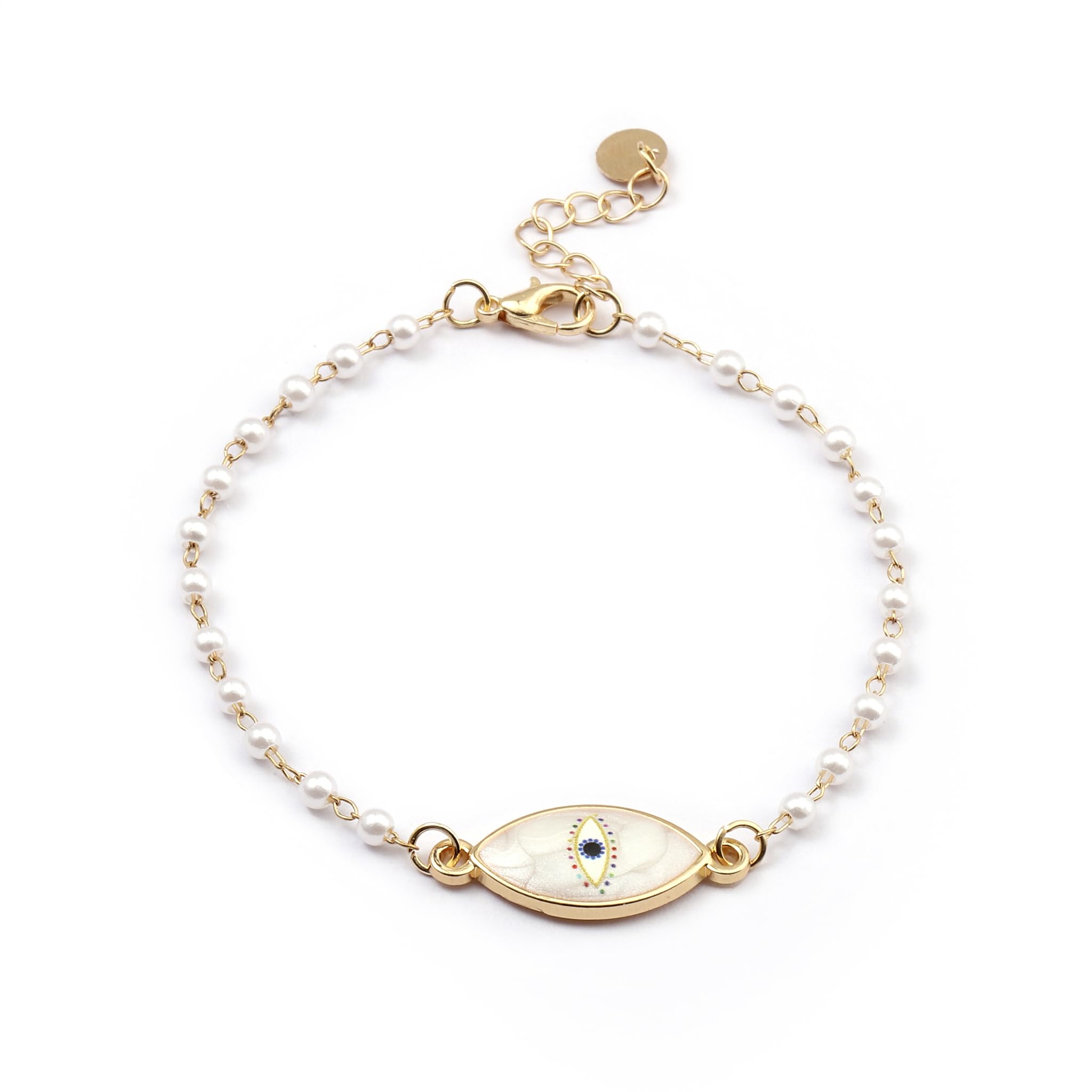 Salty Mystic Evil Eye Wrist Bracelet for Women | Hand Band for Girls | Fancy & Stylish Womens Accessories | Aesthetic Jewellery | Gift for Diwali, Anniversary, Engagement, Birthday & Everyday Wear (B0DBM2G4T3) Amazon Price History, Amazon Price Tracker