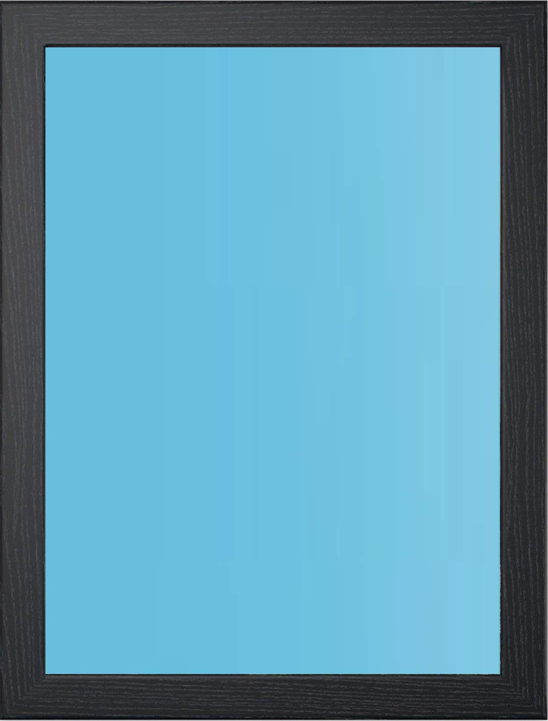 Ob2h Black Solid 36" X 24" Maxi Wooden Effect Poster Frame Picture Frame (, 36" X 24" Inch)