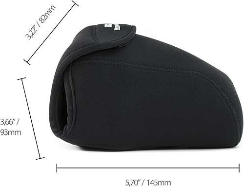 Miniatura 2 de Mega Gear Nikon D7500 MG1252 - Funda de neopreno ultraligera para cámara, con mosquetón, color negro