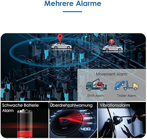 GPS Tracker Auto 4G PRO– 90 Tage Standby, 5-Sekunden Positionsupdate, 4200 mAh Akku, Wasserdicht & Magnetisch (für Auto, Motorrad, Fahrrad) – Kostenlose App