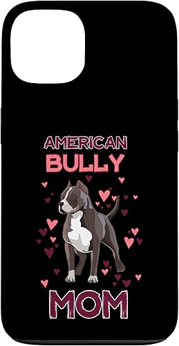 Funda para iPhone 13 American Bully Mom American Bully Lover para propietario