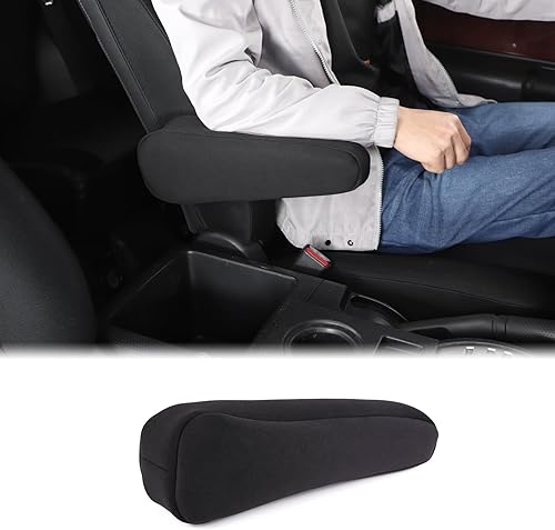 Aunginsy Funda para reposabrazos de asiento compatible con Toyot FJ Cruiser 2007-2021, 1 funda de cojín para reposabrazos lateral izquierdo, funda