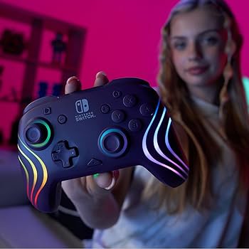 Wireless Pro Controller with customizable RGB lighting