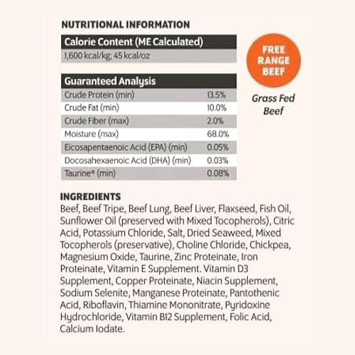 Miniatura 4 de Rollos congelados para perros de Nueva Zelanda, criados en pastos y en libertad, alimento crudo para perros pasteurizado suavemente, rico