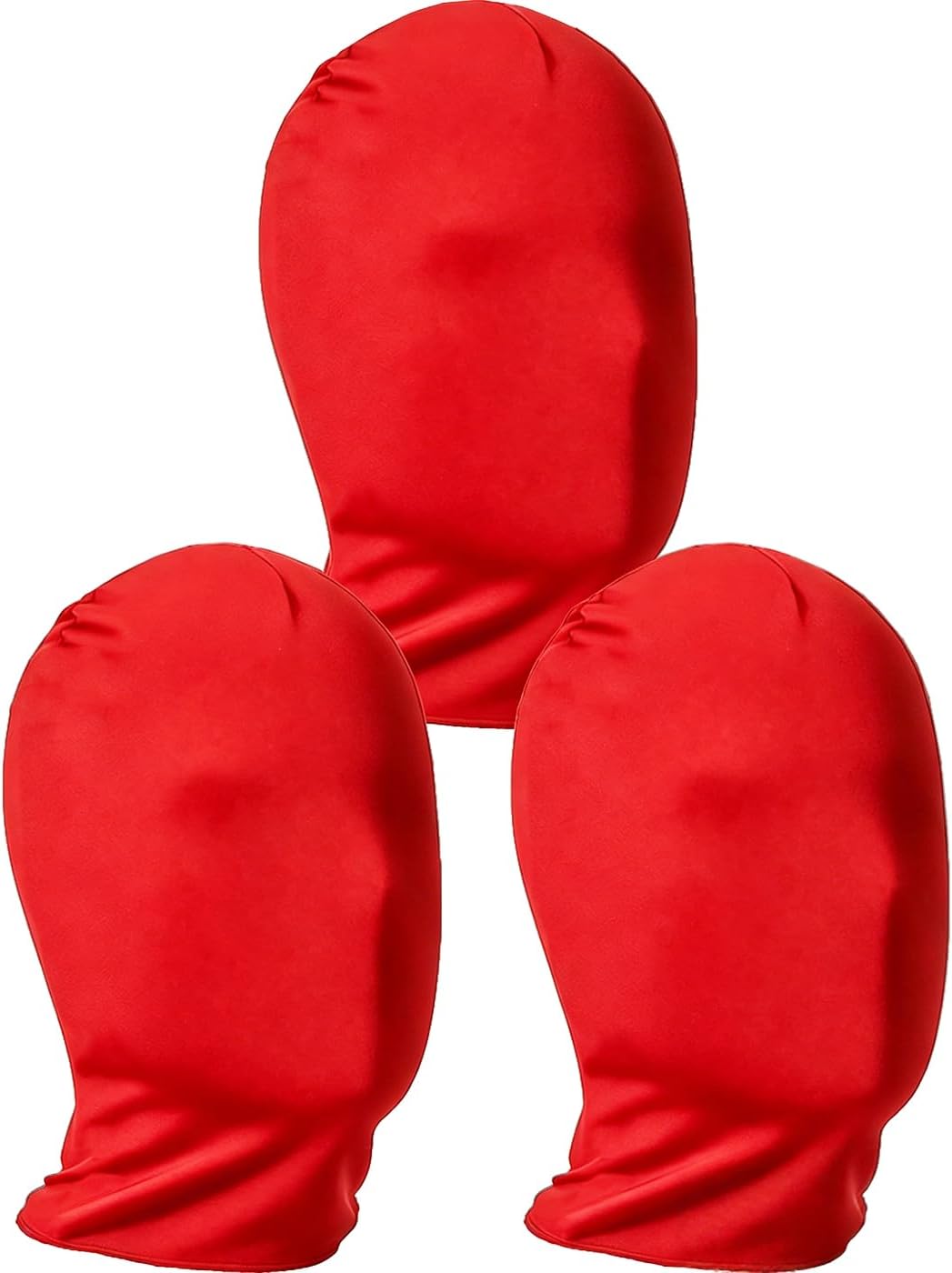 SRLLBBY 3 Pieces Full Face Mask, Stretchy Faceless Cloth Masks, Statue Inflatable Costume Accessory for Adult Men Women