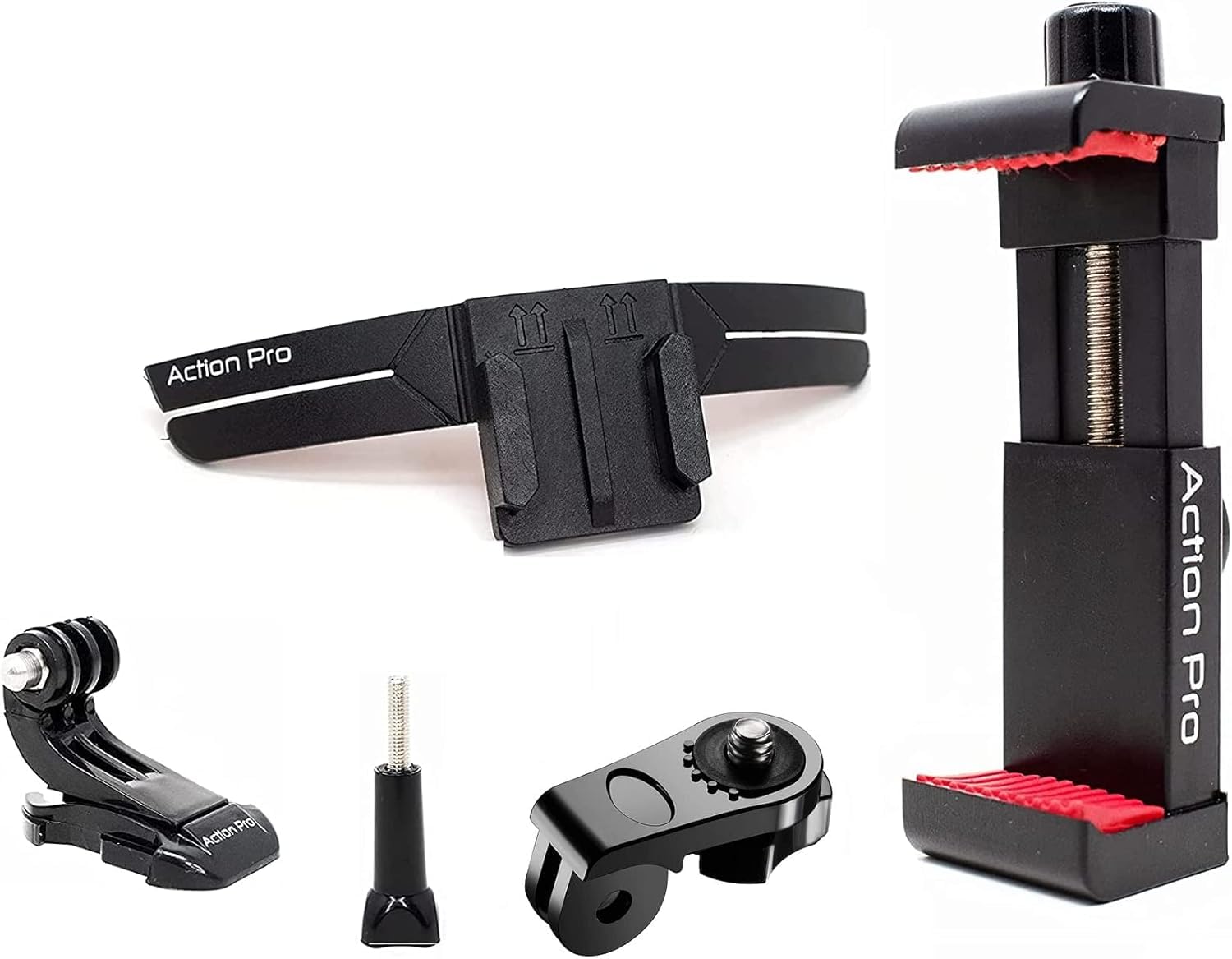 Action Pro Helmet Chin Mount Strap Compatible with All Smartphones GoPro-13/12/11/10/9/8/7/6/5/4/SJCAM/DJI Osmo/Insta-360 and All Action Camera-image-42