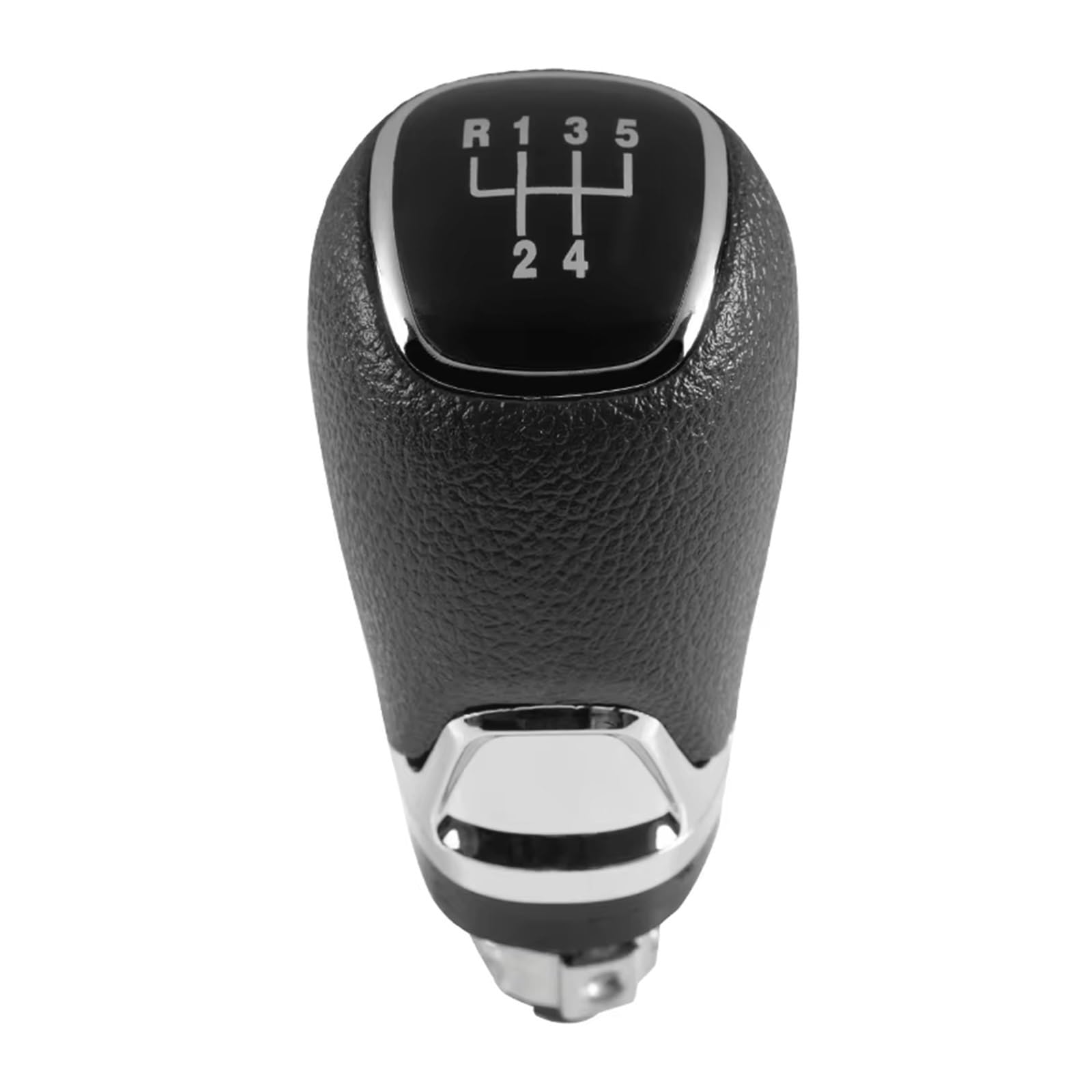 Xkoehxj 5Speed Gearknob Only Car Gear Shift Knob For Skoda For Octavia A7 Mk3 2014 2015 2016 2017 Leather Car 5/6 Speed Shift Gear Knob Lever Shifter Gaitor Boot Cover Gearbox Boot Cover(5Speed Gearknob Only)