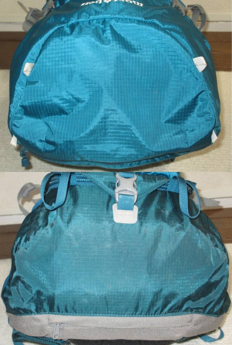 mont bell - 【美品！】モンベル チャチャパック 40L Women&#39;s ピーコック（水色系） チャチャパック 40 Women's｜モンベル