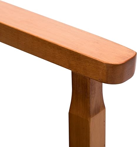 Miniatura 9 de NOBPEINT Mid-Century - Silla auxiliar de comedor con asiento de piel sintética en color negro, sillón en nogal, juego de 2 Negro,Marrón,Beige