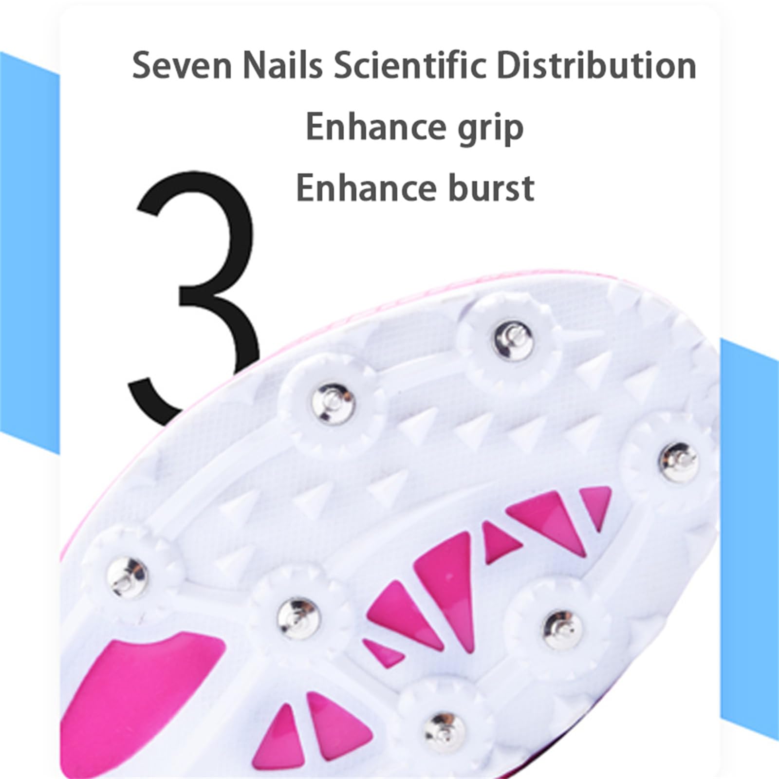 Zapatillas De Atletismo,Spikes Atletismo Unisex Zapatos de Atletismo Antideslizantes Juveniles con Clavos y Sprint Hombre Mujer