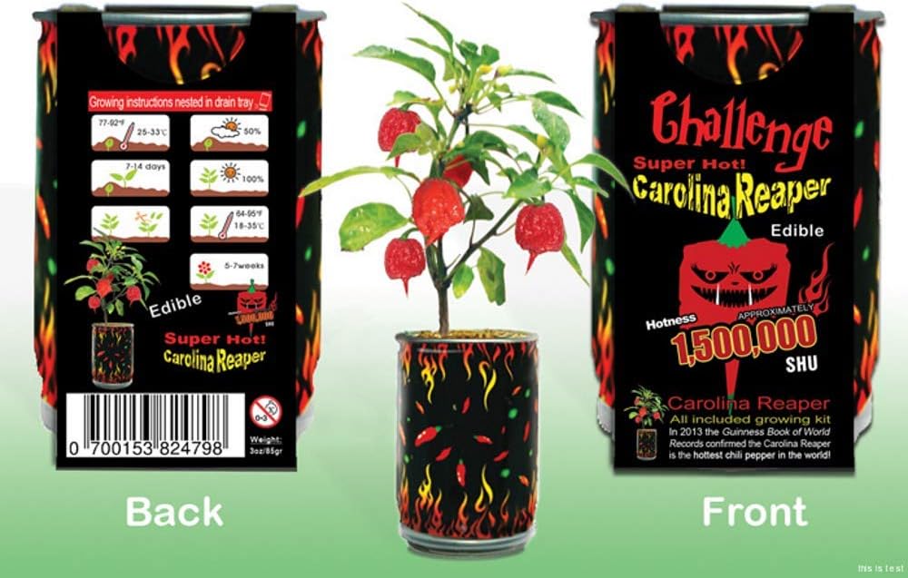 Magic Plant Carolina Reaper Growing Kit Patio, Lawn & Garden