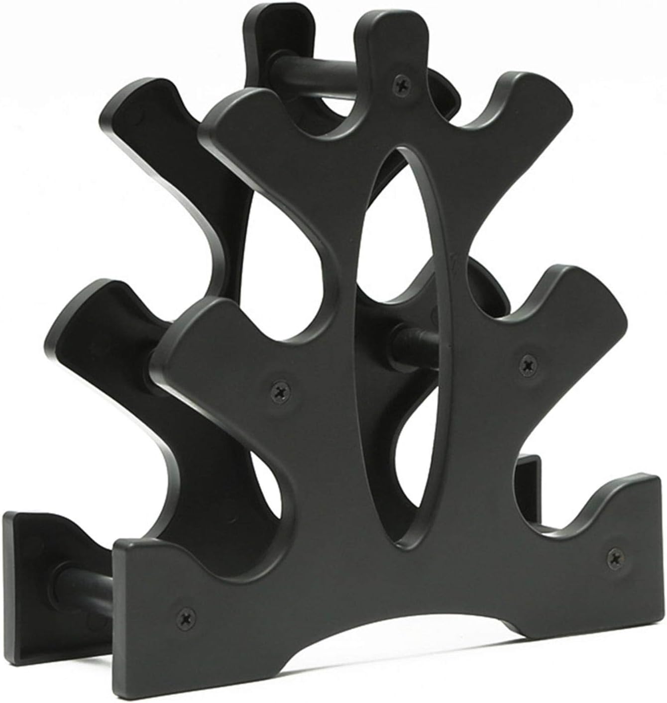 Ewha 3-Tier Dumbbell Storage Rack Stand,A-Frame Dumbbell Rack Stand for Multilevel Hand Weight Tower Stand for Gym Organization