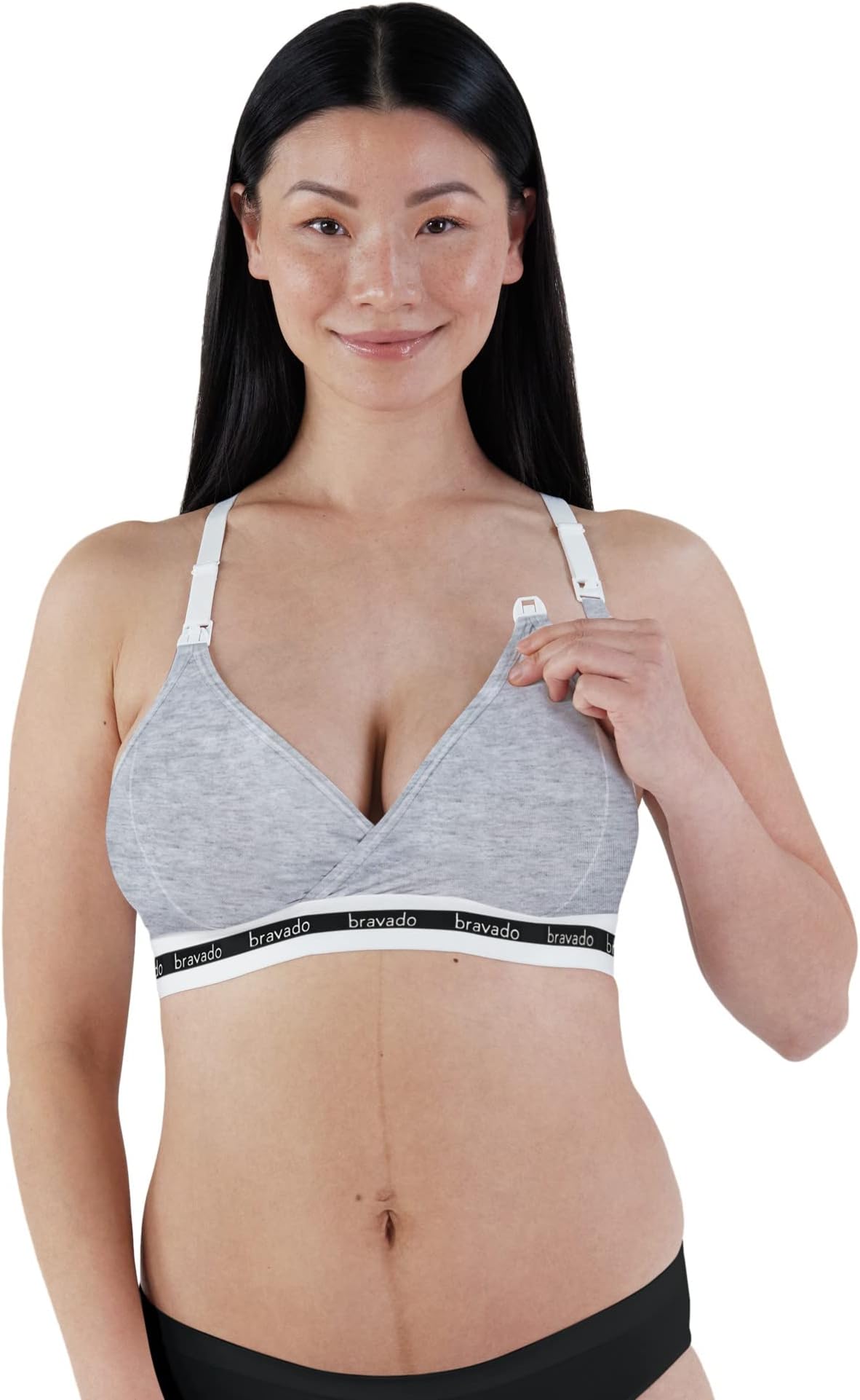 BRAVADO! DESIGNS Sustainable Maternity & Nursing Bra | Original | Organic Cotton & Tencel™ Modal Blend | Wireless | B-D Cup