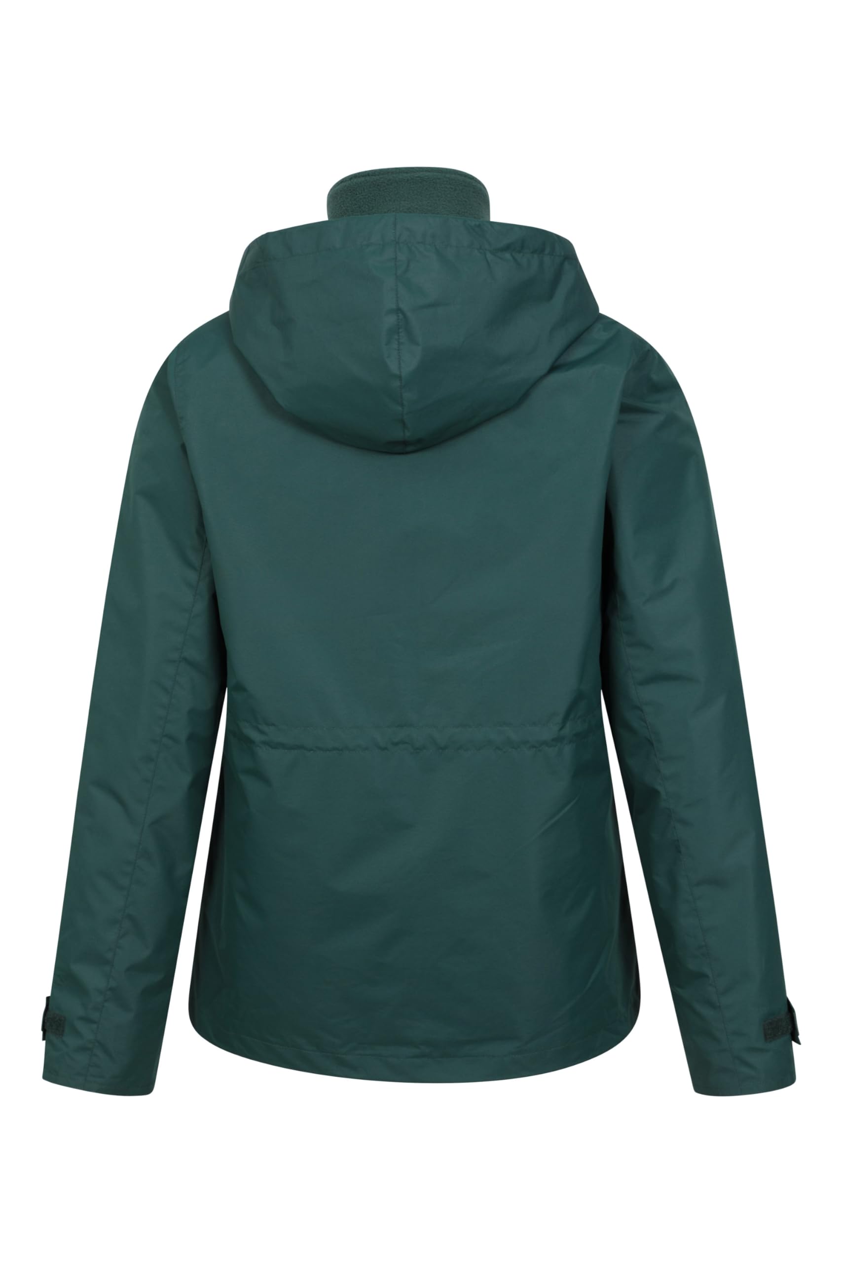 Mountain Warehouse Fell 3-in-1 Damen-Jacke wasserdichte atmungsaktive warm gefütterte Kapuze Outdoor-Fleecejacke