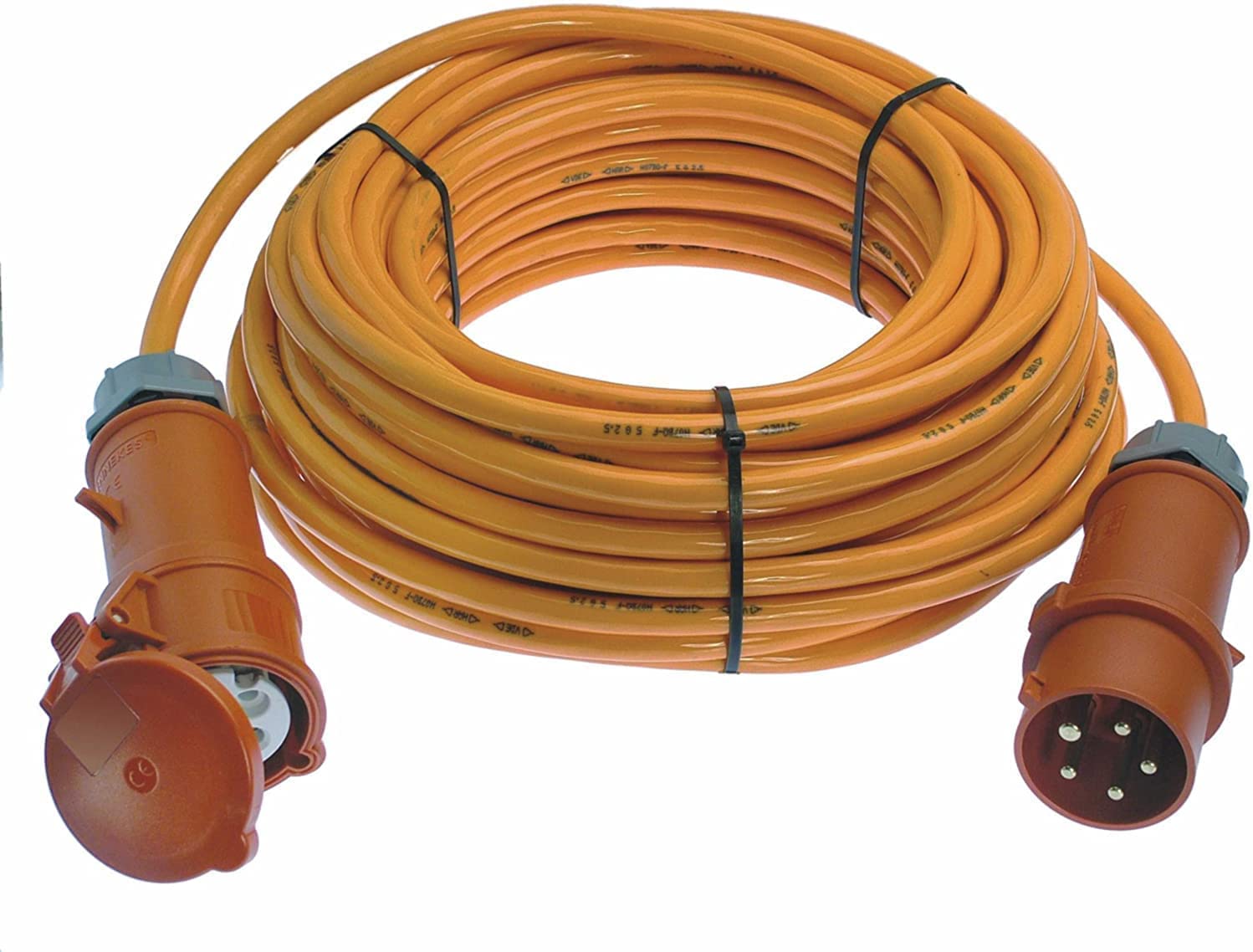 as - Schwabe Starkstrom Verlängerungskabel 25 m H07BQ-F 5G2,5 – 400V, 16A
