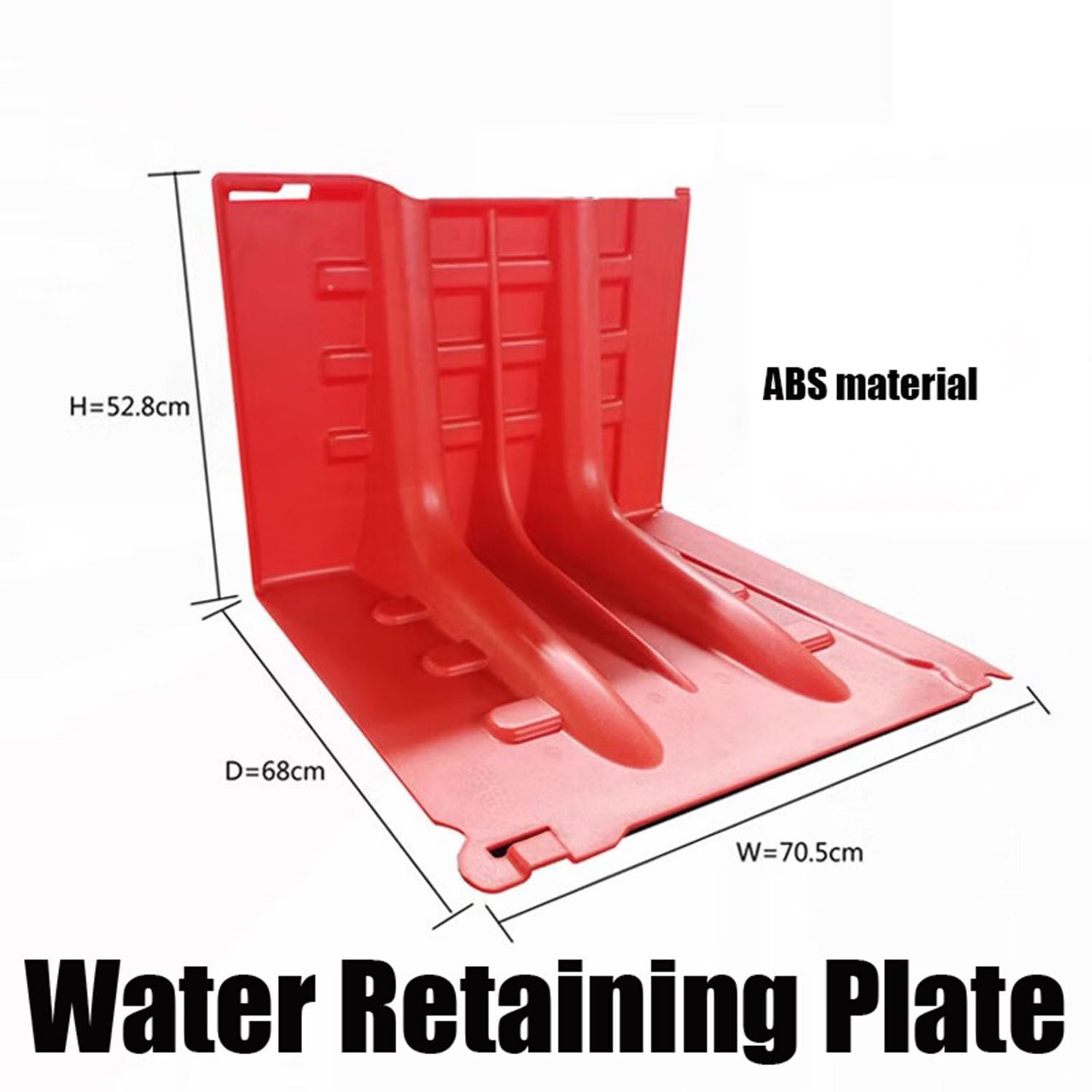 Paneles móviles de protección contra inundaciones, barreras antiinundación, Paneles antiinundación extraíbles de plástico ABS en Forma de L, Impermeables, para garajes subterráneos. 2piece