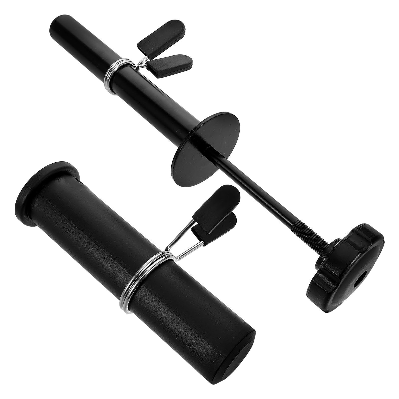 FRCOLOR Pasador para Pila de Pesas de Gimnasio, Adaptador de Barra Negro