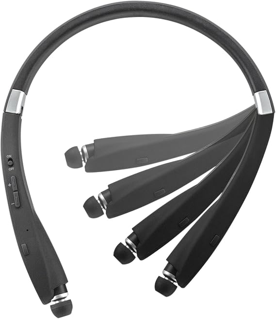 MobileSpec MBS11182 Premium Stereo Bluetooth Headphones - Black