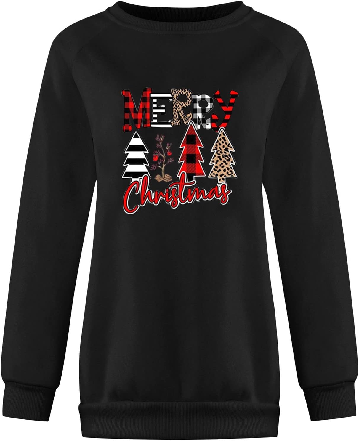 JJHAEVDY  Women's Ugly Christmas Crewneck Sweatshirt Novelty 3D Graphic Long Sleeve Sweater Shirt : Sports & Outdoors