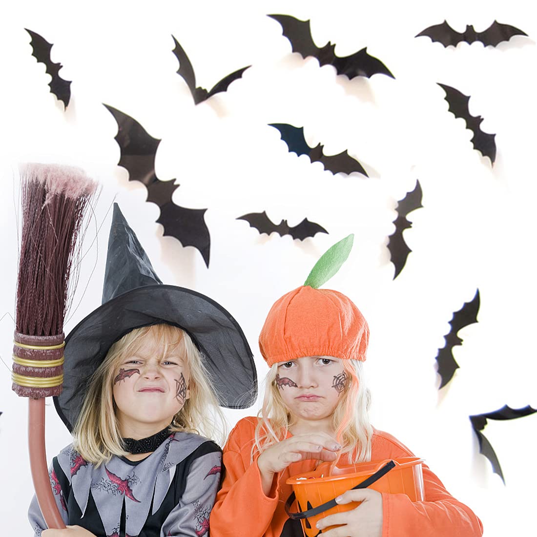 Decoración Halloween Murciélagos 3d Pegatinas,ventanas,pared | Meses Sin Interés