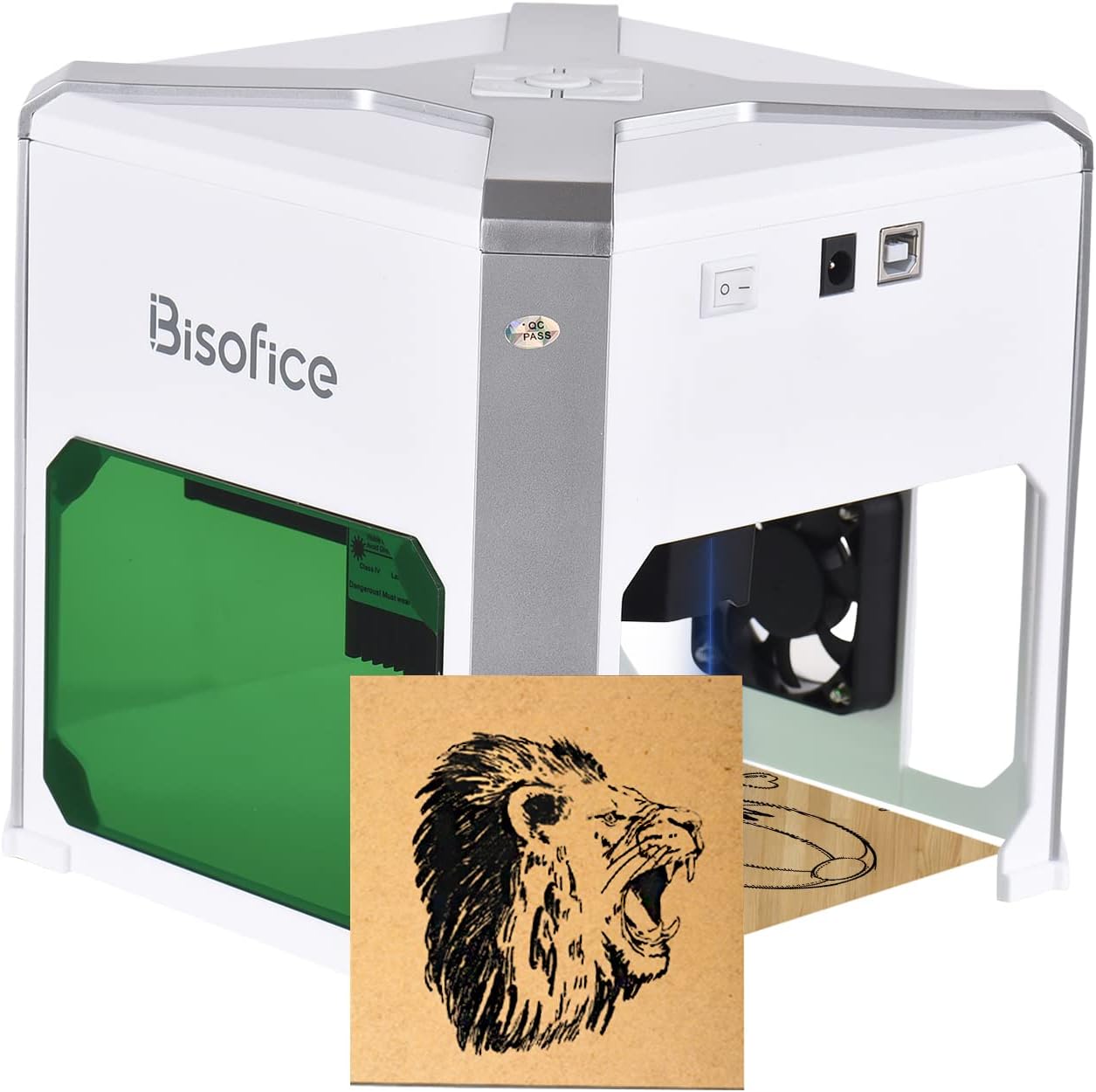 Bisofice K6 Mini Laser Engraving Machine with 0.05mm