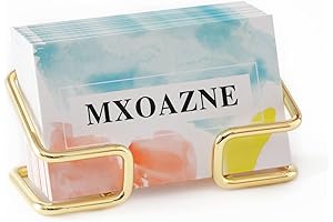 Modern Business Card Display Stand for Desk