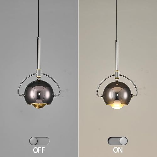 Miniatura 3 de Lámpara colgante moderna, iluminación colgante negra LED regulable, luces colgantes ajustables para isla de cocina, comedor, dormitorio, bar, isla