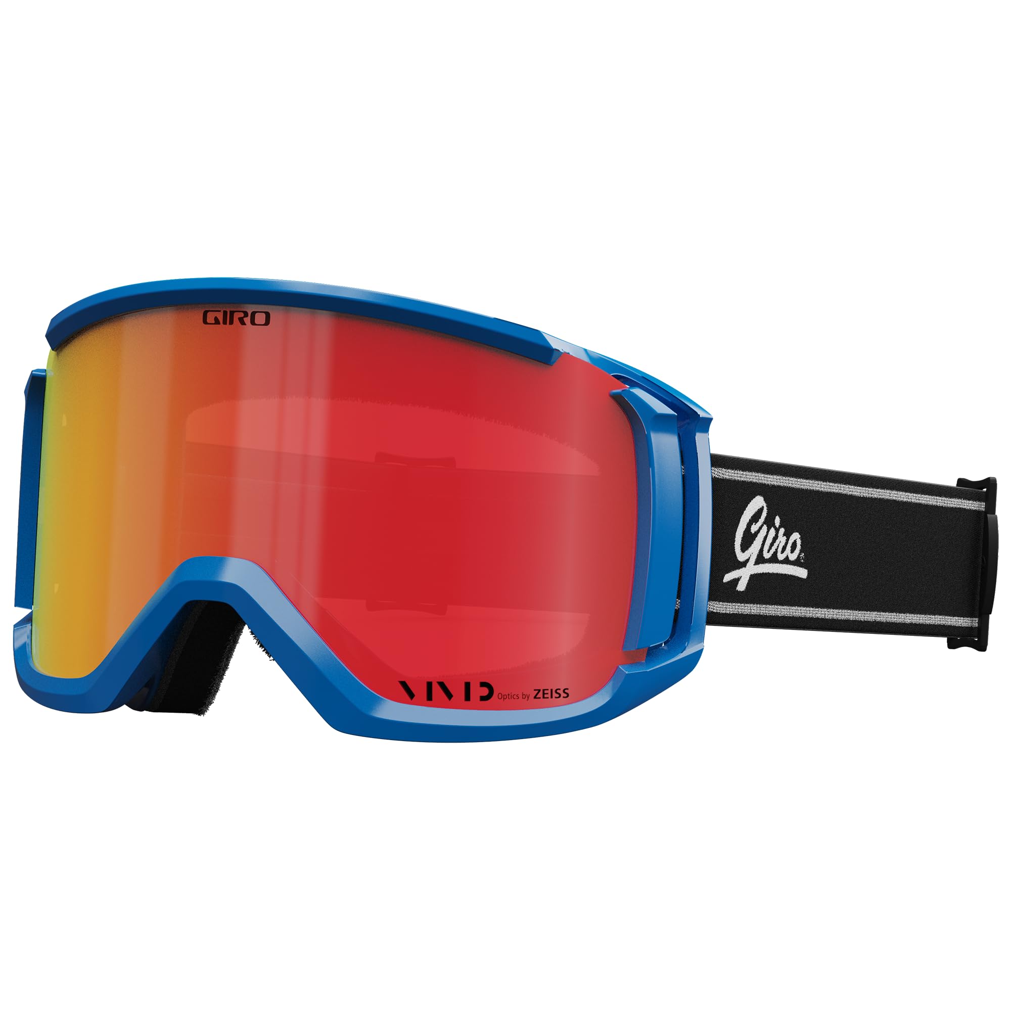 Giro Revolt - Maschera da sci e snowboard, unisex, con 1 lente VIVID e 1 trasparente, anti appannamento, OTG
